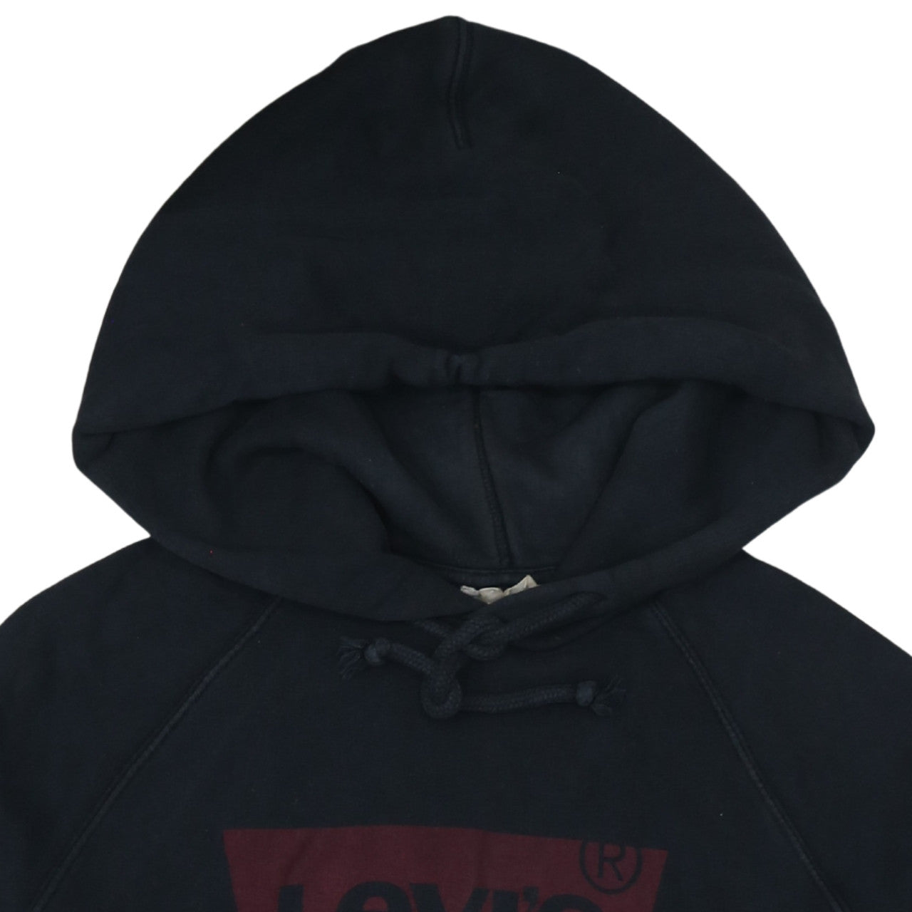 Mens UK Size M Levi's Black Pullover Hoodie