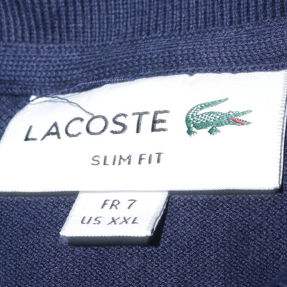 Lacoste Men's Blue Slim Fit 2XL Cotton Piqué Polo Shirt