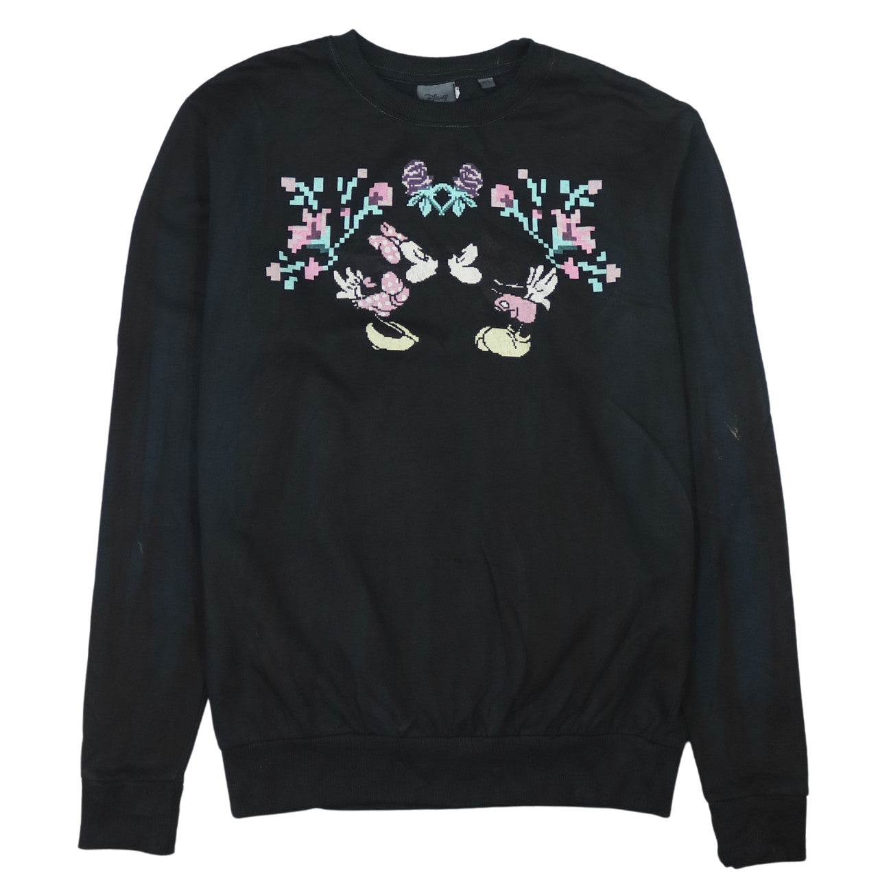 Womens UK Size S Disney Black Pullover Sweatshirt