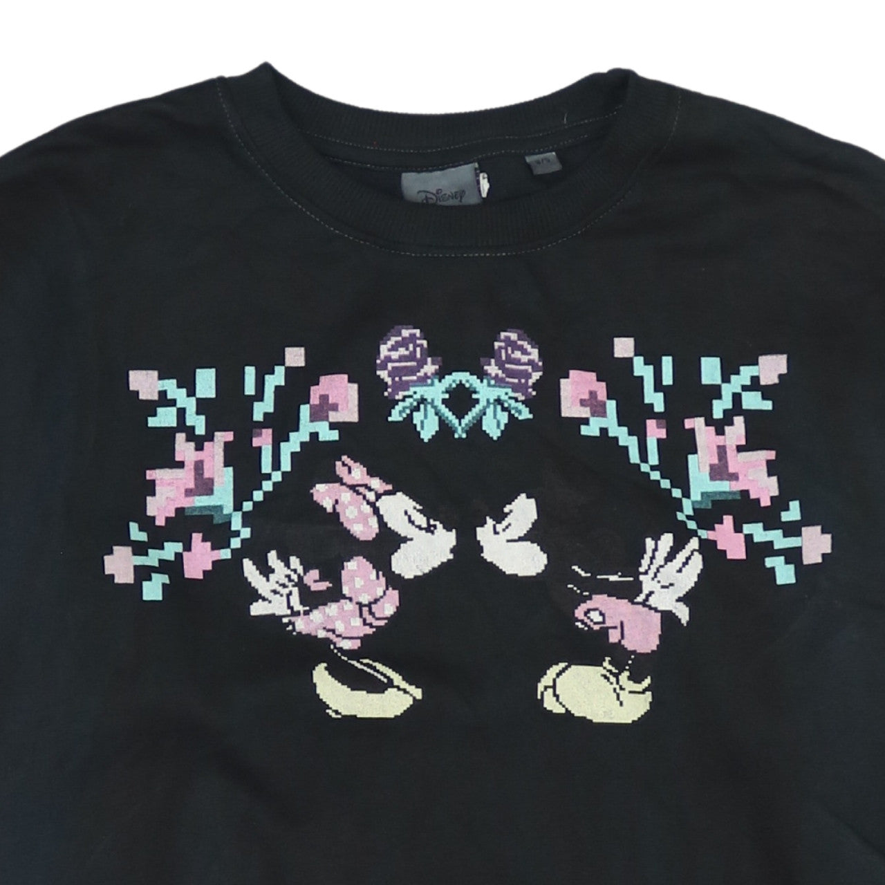 Womens UK Size S Disney Black Pullover Sweatshirt