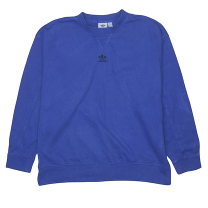Womens UK Size XS adidas Blue Pullover Sweatshirt