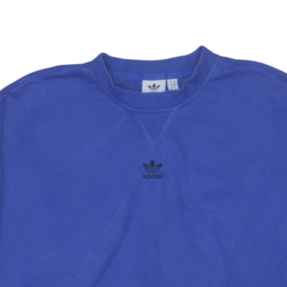 Womens UK Size XS adidas Blue Pullover Sweatshirt