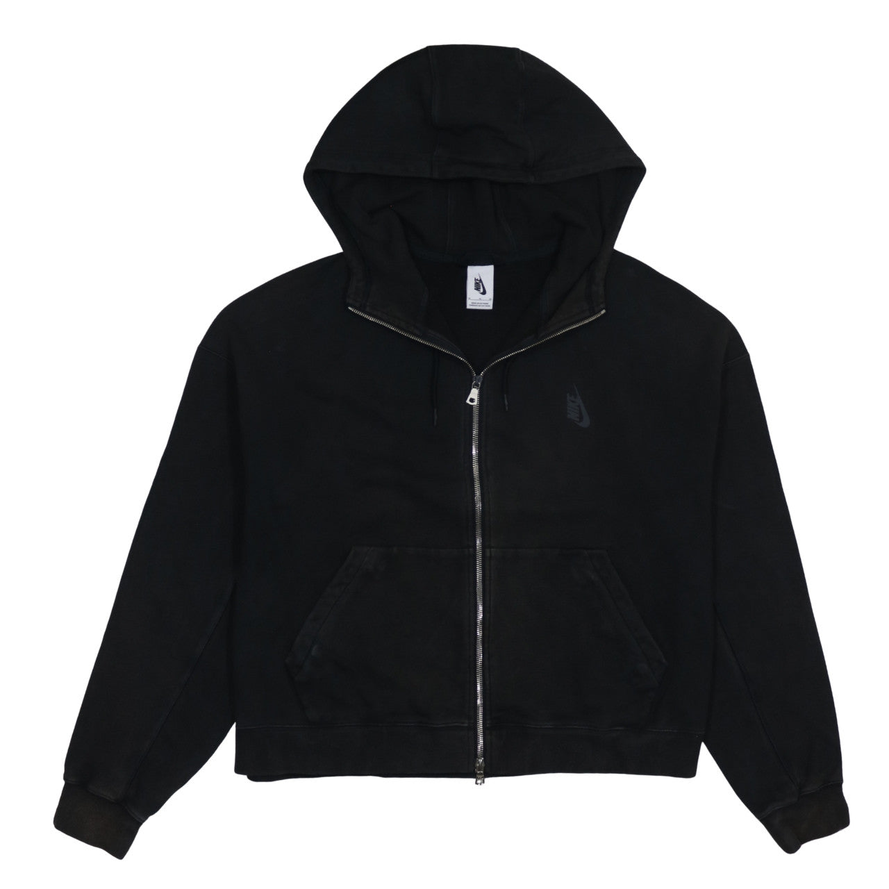 Mens UK Size XL Nike Black Full Zip Hoodie