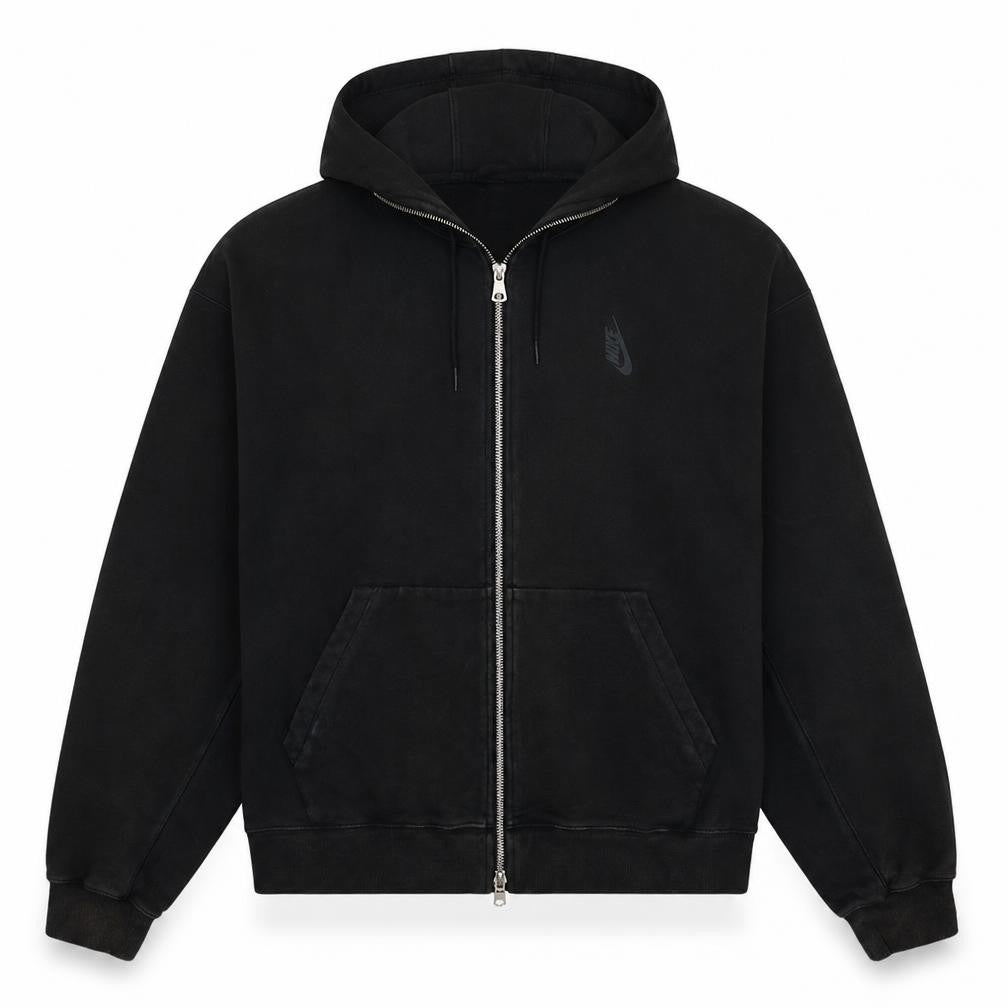 Mens UK Size XL Nike Black Full Zip Hoodie