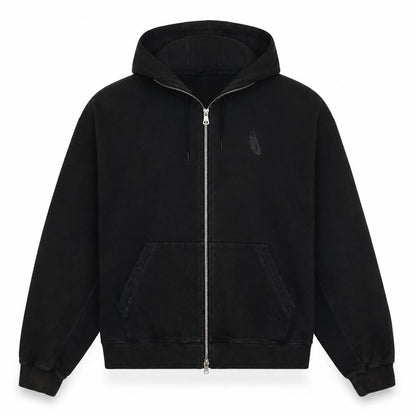 Mens UK Size XL Nike Black Full Zip Hoodie