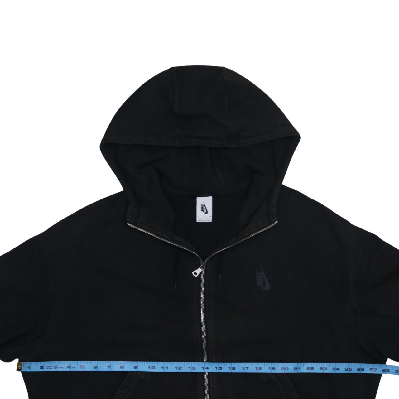 Mens UK Size XL Nike Black Full Zip Hoodie