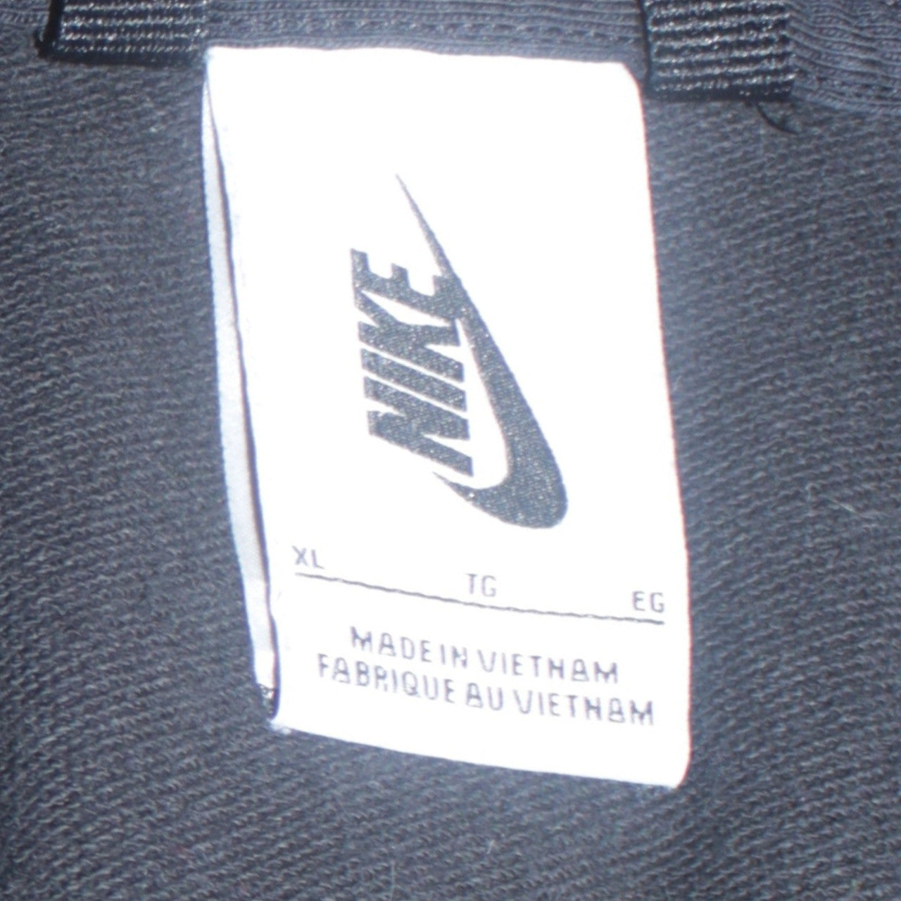 Mens UK Size XL Nike Black Full Zip Hoodie