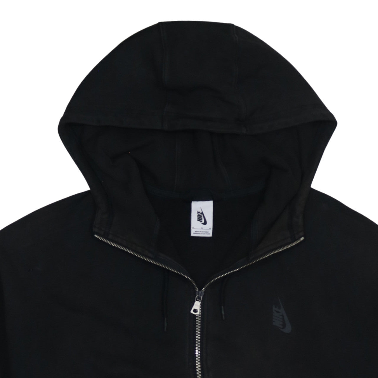 Mens UK Size XL Nike Black Full Zip Hoodie