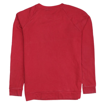 Mens UK Size S Levi's Red Pullover Sweatshirt
