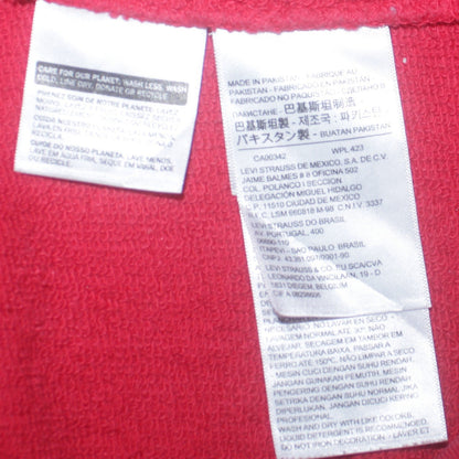 Mens UK Size S Levi's Red Pullover Sweatshirt
