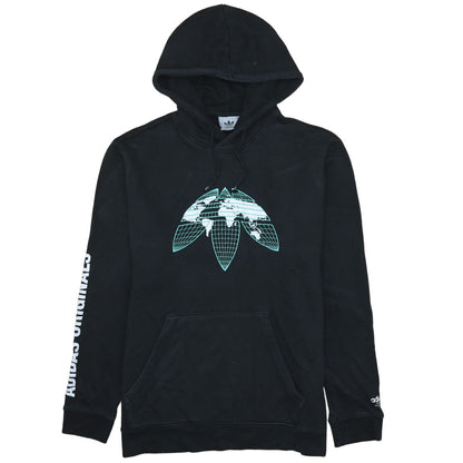 Mens UK Size L adidas Black Pullover Hoodie