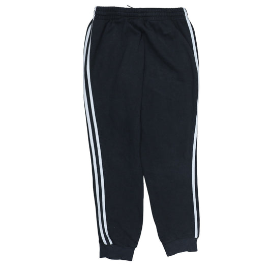 Mens UK Size M adidas Regular Fit Track Pants Black Trousers