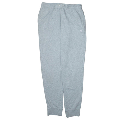 Champion Men Grey L Sweatpants Jogger Elastic Waist Cotton Blend