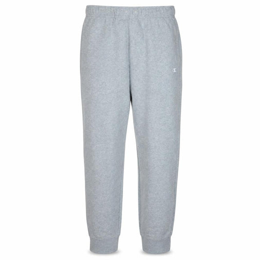 Champion Men Grey L Sweatpants Jogger Elastic Waist Cotton Blend