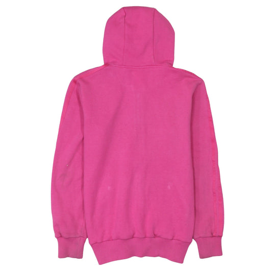 Womens UK Size 10 Lonsdale Pink Full Zip Hoodie
