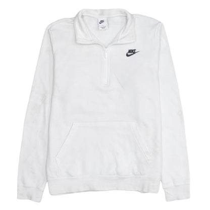 Womens UK Size L Nike White Pullover Sweatshirt