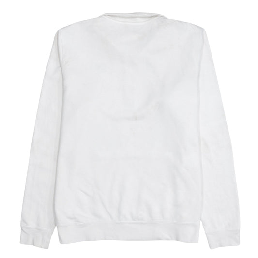 Womens UK Size L Nike White Pullover Sweatshirt