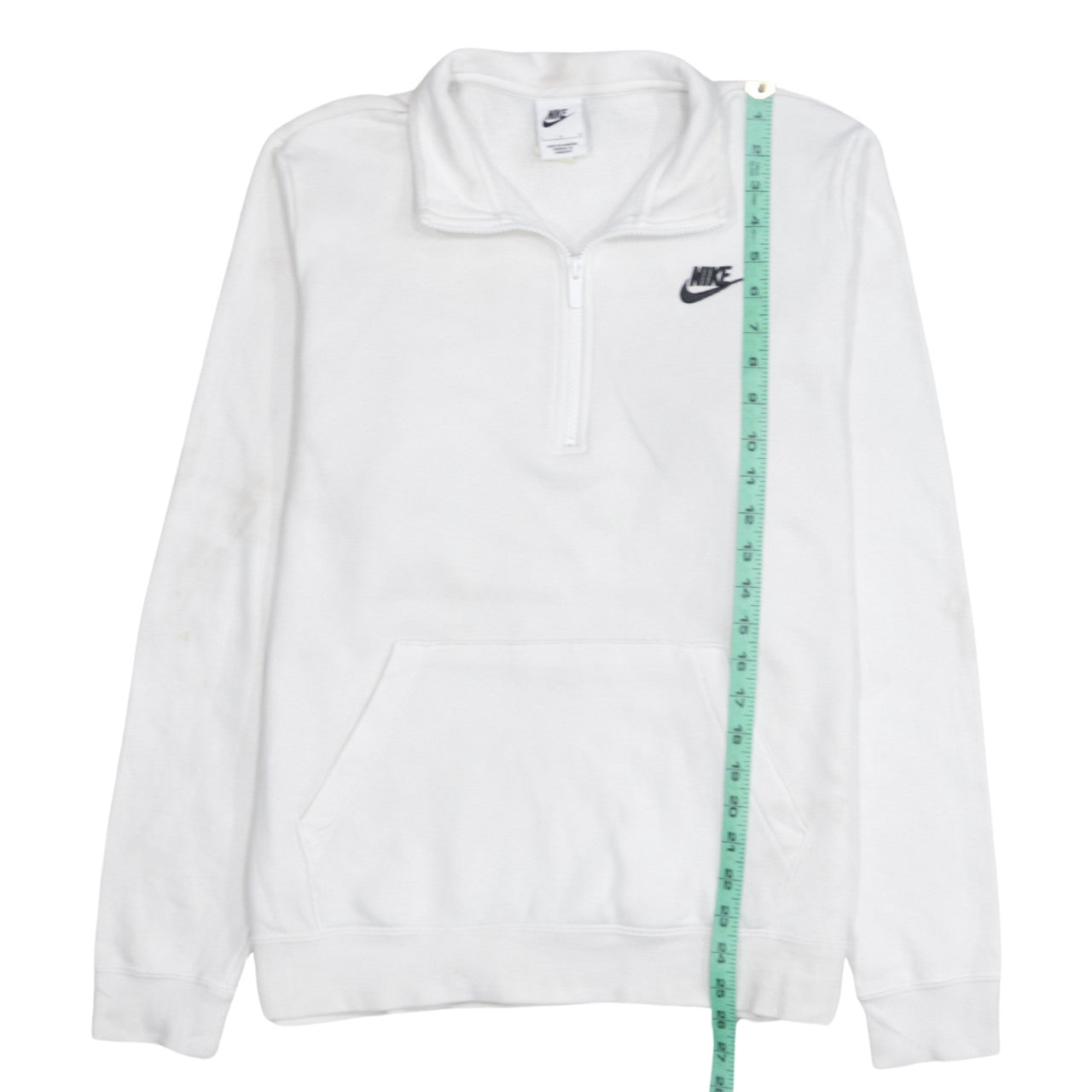 Womens UK Size L Nike White Pullover Sweatshirt