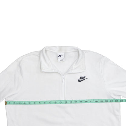 Womens UK Size L Nike White Pullover Sweatshirt