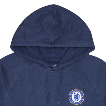 Mens UK Size L Chelsea Football Club Blue Pullover Hoodie