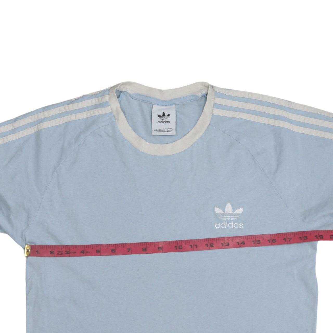 Mens UK Size M adidas Blue  T-Shirt