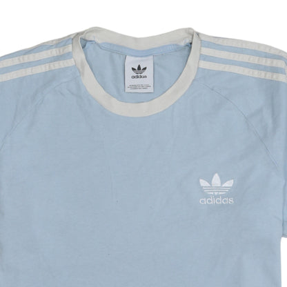 Mens UK Size M adidas Blue  T-Shirt