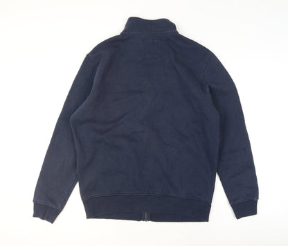 Crew Clothing Company Men's Blue Full Zip Jacket Size L Casual