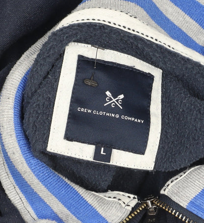 Crew Clothing Company Men's Blue Full Zip Jacket Size L Casual