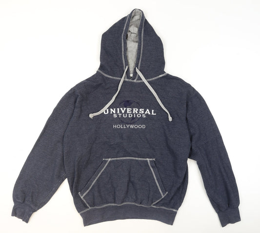 Mens UK Size M Universal Studios Blue Pullover Hoodie