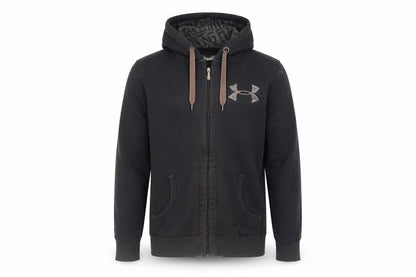 Under Armour Men's Black Small ColdGear Hooded Track Jacket