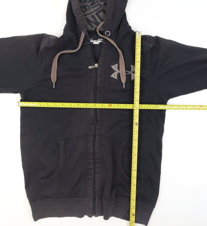 Under Armour Men's Black Small ColdGear Hooded Track Jacket