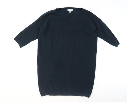 Womens UK Size L Jigsaw Blue Tunic Jumper
