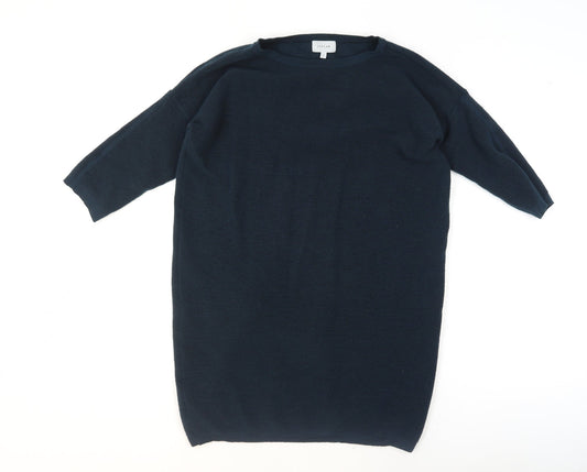 Womens UK Size L Jigsaw Blue Tunic Jumper