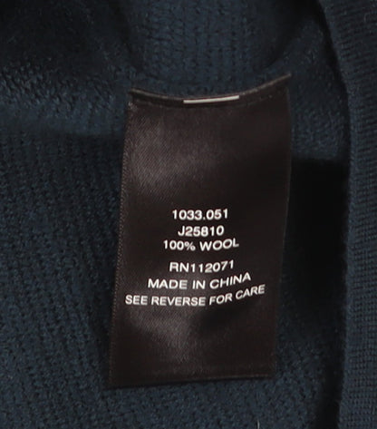 Womens UK Size L Jigsaw Blue Tunic Jumper