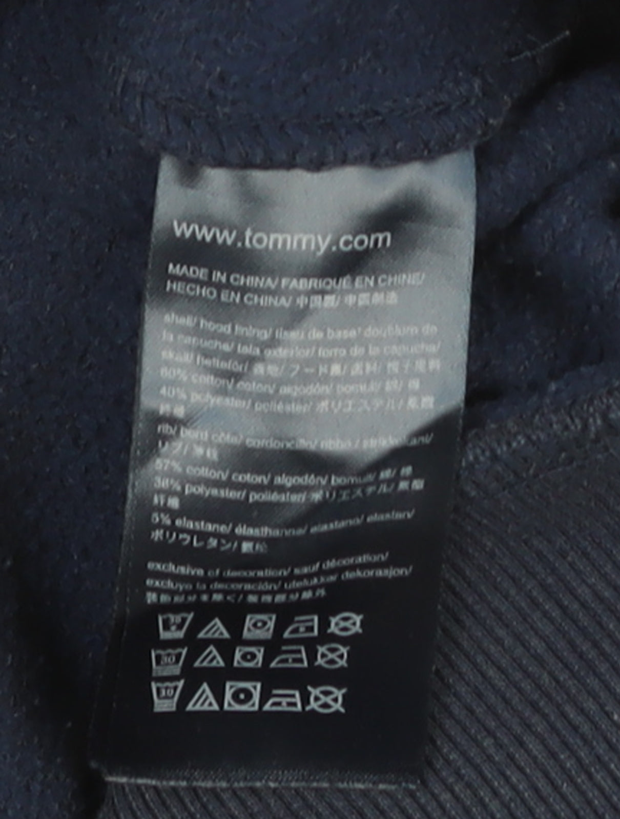 Womens UK Size M Tommy Hilfiger Blue Gym & Training Casual Walking Jacket