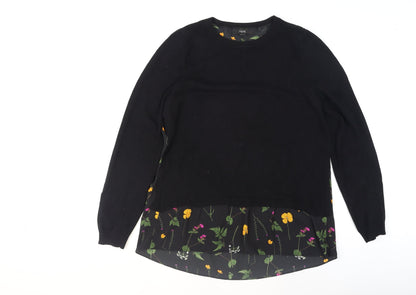 Womens UK Size 10 NEXT Black Pullover Jumper