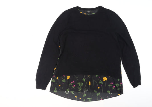 Womens UK Size 10 NEXT Black Pullover Jumper