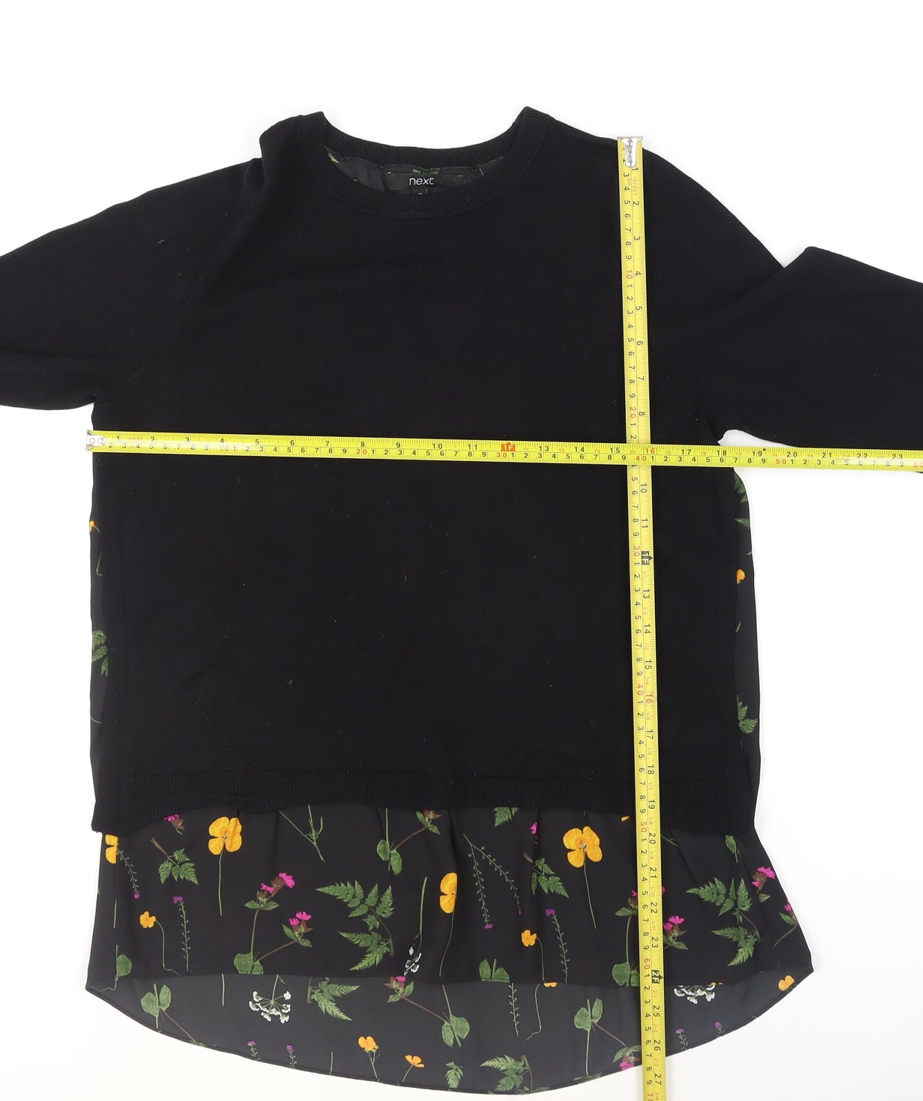 Womens UK Size 10 NEXT Black Pullover Jumper