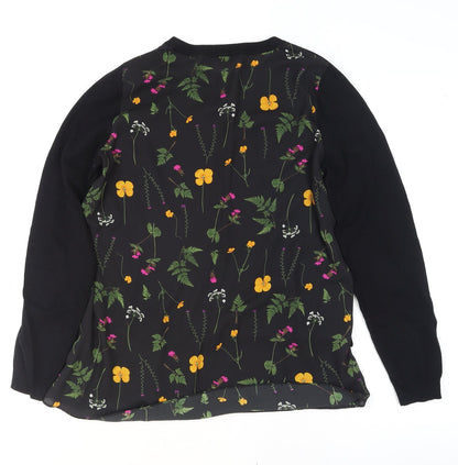 Womens UK Size 10 NEXT Black Pullover Jumper