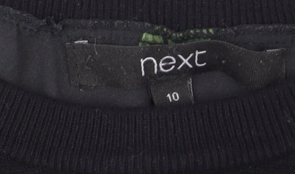 Womens UK Size 10 NEXT Black Pullover Jumper
