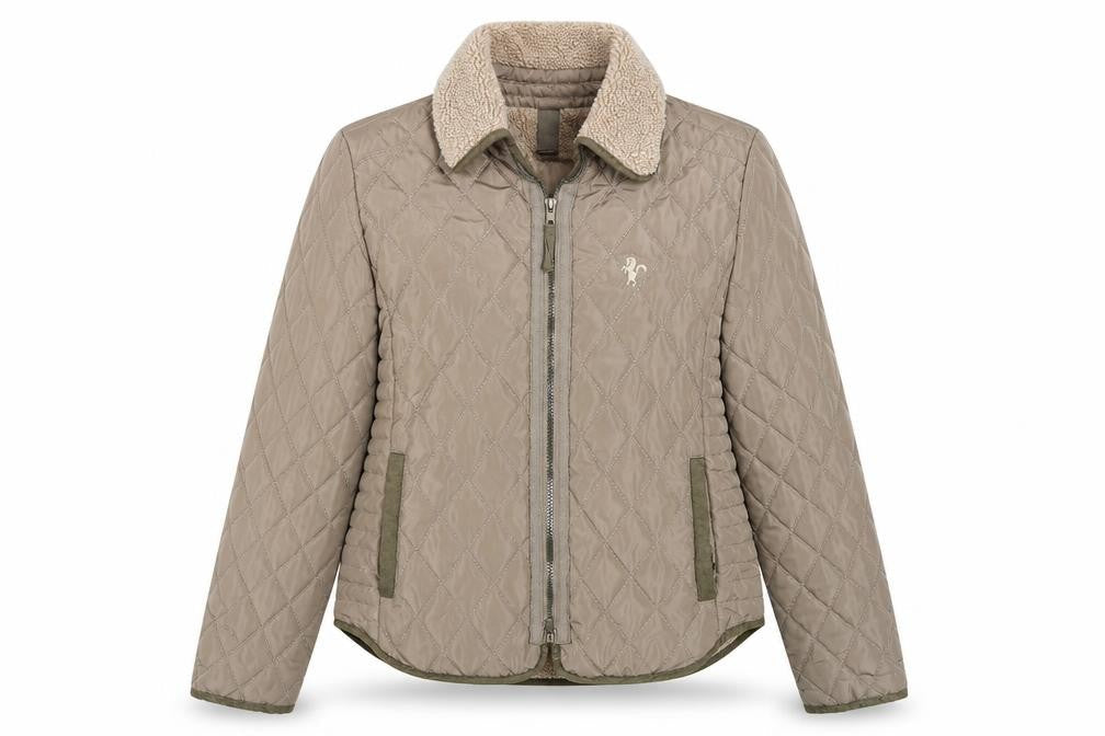 Womens UK Size S Coldene Beige Quilted Coat