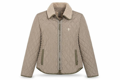 Womens UK Size S Coldene Beige Quilted Coat