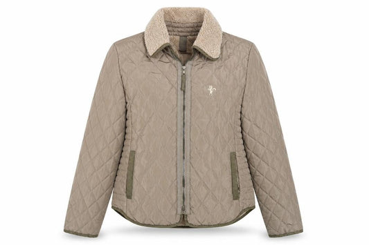 Womens UK Size S Coldene Beige Quilted Coat