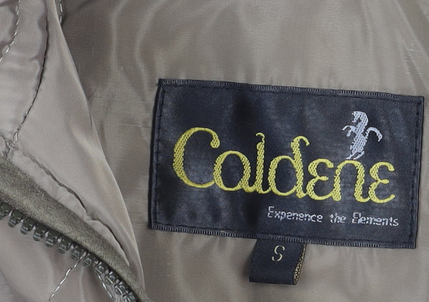 Womens UK Size S Coldene Beige Quilted Coat