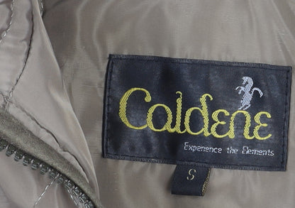 Womens UK Size S Coldene Beige Quilted Coat