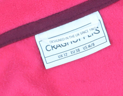 Womens UK Size 12 Craghoppers Pink Hiking Walking Gym & Training Jacket