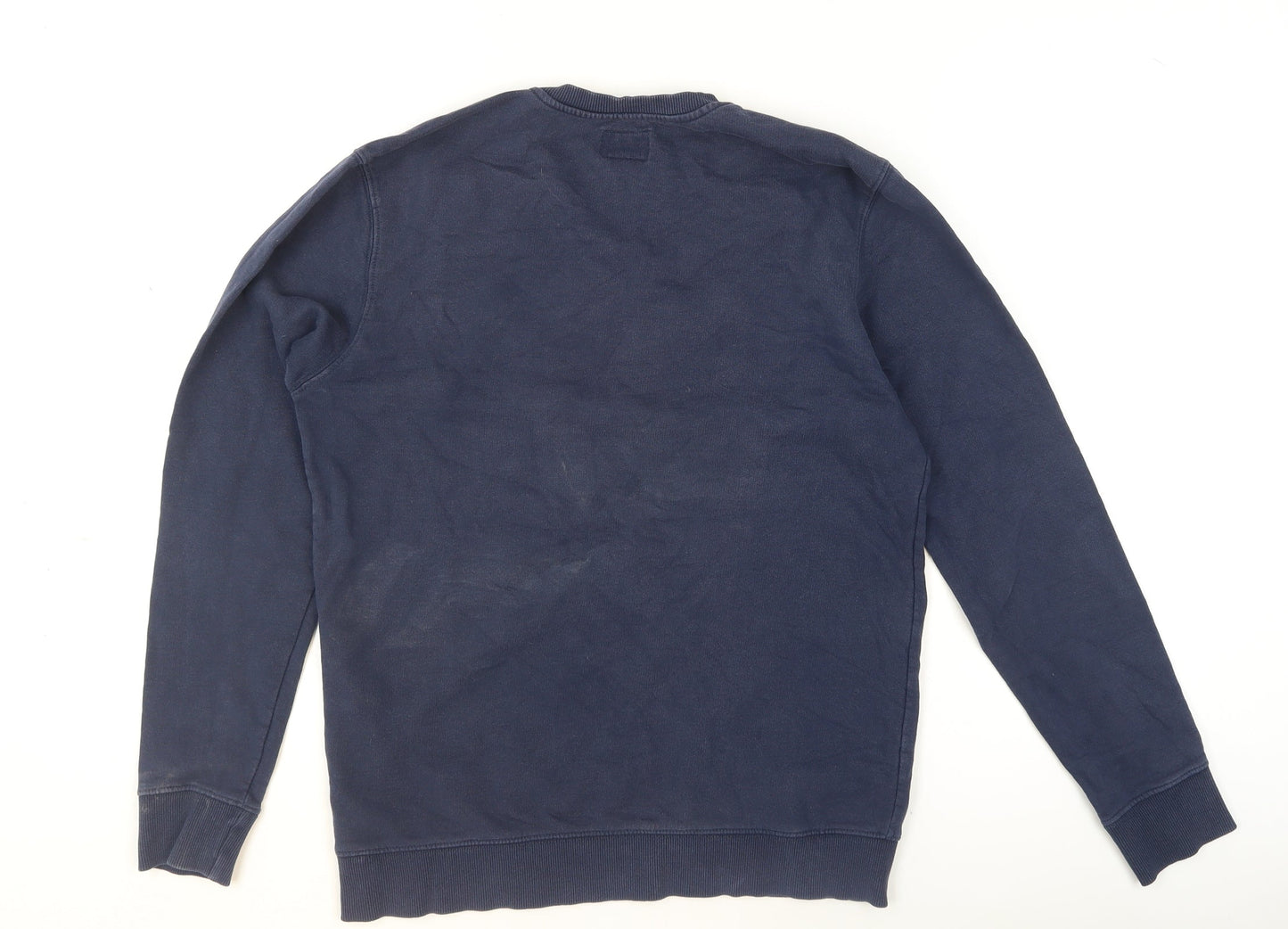 Womens UK Size M VANS Blue Pullover Sweatshirt
