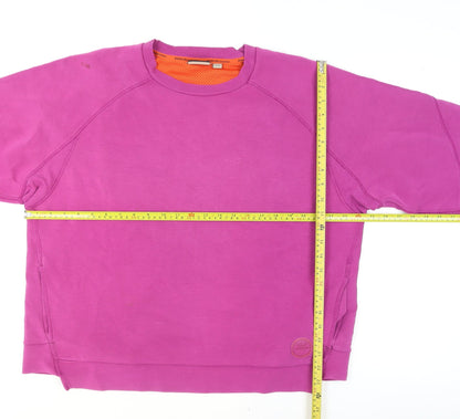 Womens UK Size L Napapijri Pink Pullover Sweatshirt