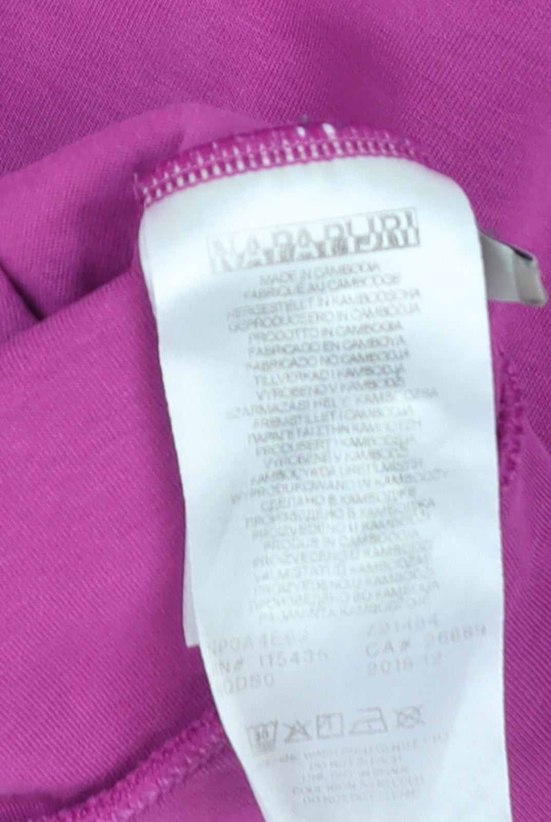 Womens UK Size L Napapijri Pink Pullover Sweatshirt