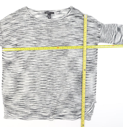 Womens UK Size 12 Mango Grey Pullover Jumper